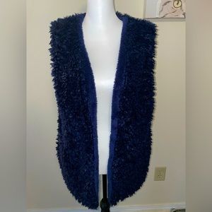 NWT LOF Acrylic Furry Soft Vest